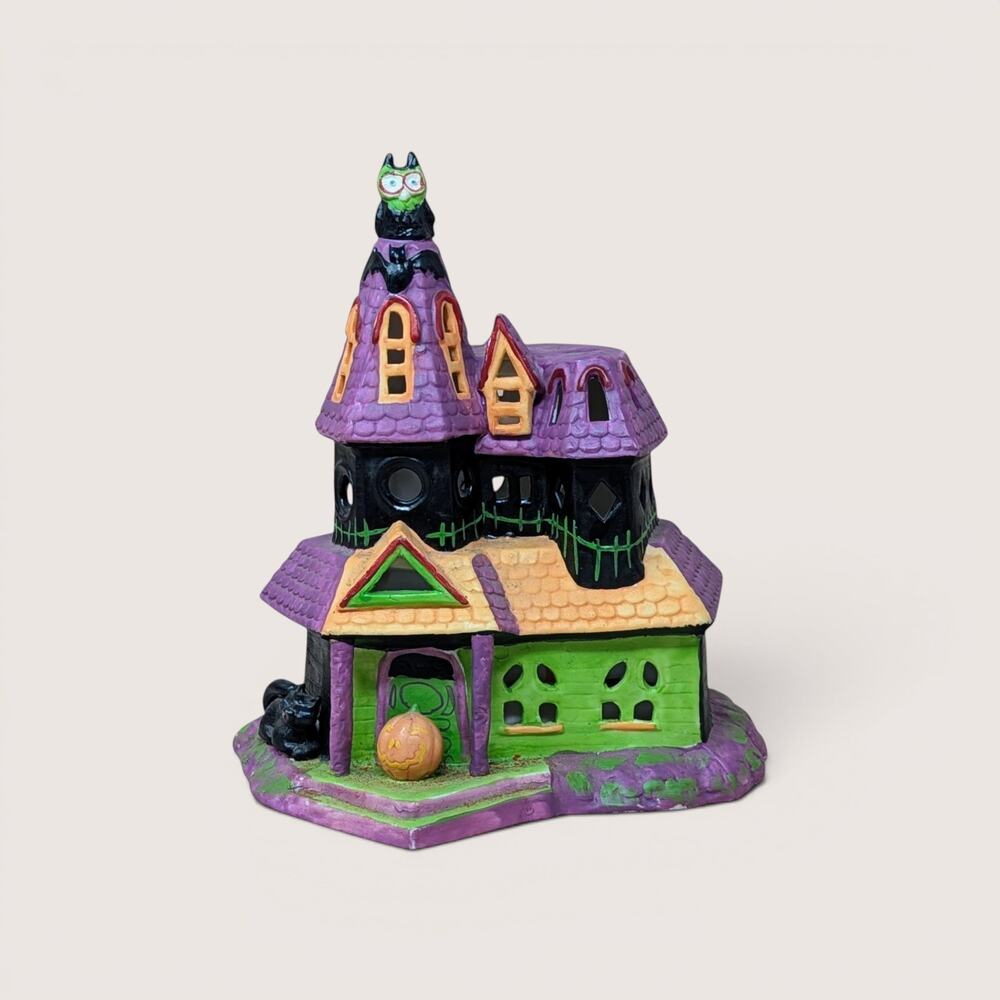 Vintage Celebrations by Silvestri Ceramic Halloween House